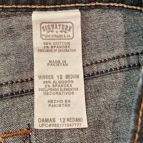 Levi’s Signature At Waist Boot Cut denim jeans 12M - Picture 4 of 6